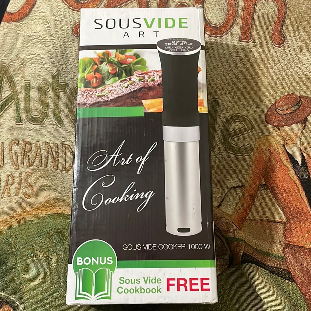 Sous Vide Immersion Cooker Digital Display 1000w w/ Bonus Cookbook NEW